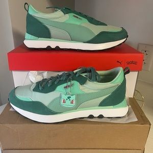 PUMA x POKÉMON Rider FV Bulbasaur Sneakers DS Size 13
